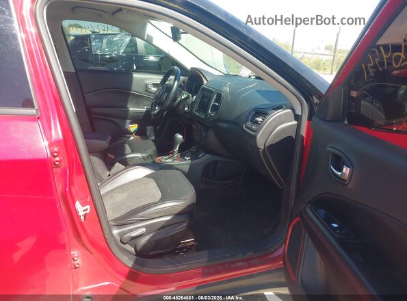 3C4NJDDB5LT177334 2020 JEEP COMPASS Red Widok wnętrza z przodu
