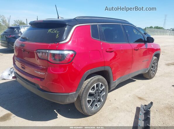 3C4NJDDB5LT177334 2020 JEEP COMPASS Red Tył prawy