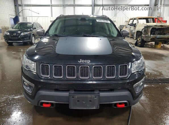 3C4NJDDB6JT262731 2018 JEEP COMPASS Black Вид спереду