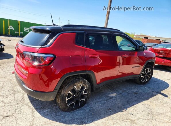 3C4NJDDB6MT590820 2021 JEEP COMPASS Red 