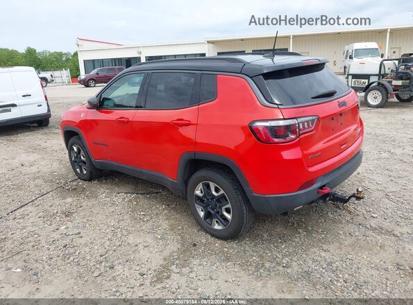 3C4NJDDB7JT410515 2018 JEEP COMPASS Orange Trasero izquierdo