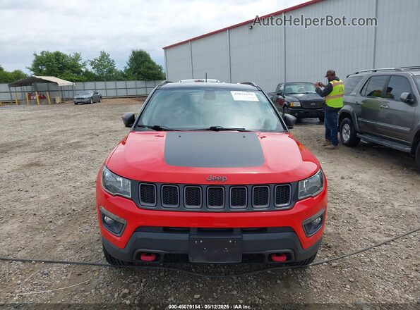 3C4NJDDB7JT410515 2018 JEEP COMPASS Orange Vista del cuadro de instrumentos