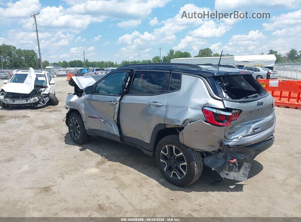 3C4NJDDB7KT790540 2019 JEEP COMPASS Silver Rear left