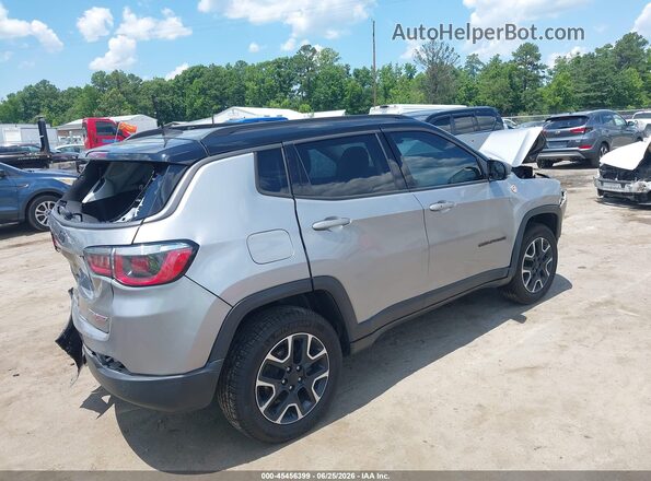 3C4NJDDB7KT790540 2019 JEEP COMPASS Silver Rear right