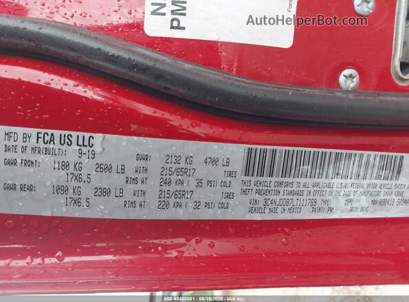 3C4NJDDB7LT111769 2020 JEEP COMPASS Purple Շարժիչի բաժամունքի տեսք