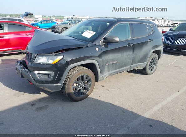 3C4NJDDB7LT214657 2020 JEEP COMPASS Black წინა მარცხენა ხედი სამი მეოთხედიდან