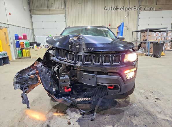3C4NJDDB7LT234648 2020 JEEP COMPASS Black Widok z przodu