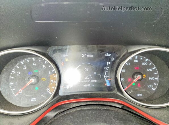 3C4NJDDB7LT234648 2020 JEEP COMPASS Black Widok zestawu wskaźników