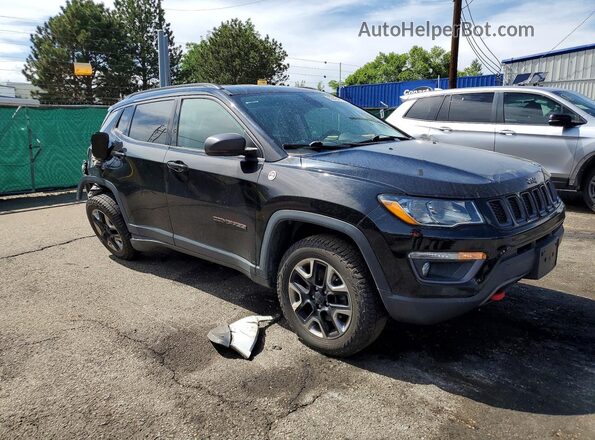 3C4NJDDB8HT635410 2017 JEEP COMPASS Black Передня права чверть
