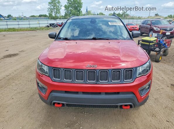 3C4NJDDB8JT147791 2018 JEEP COMPASS Red 