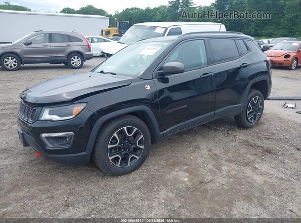 3C4NJDDB8KT828762 2019 JEEP COMPASS Black Передня ліва чверть