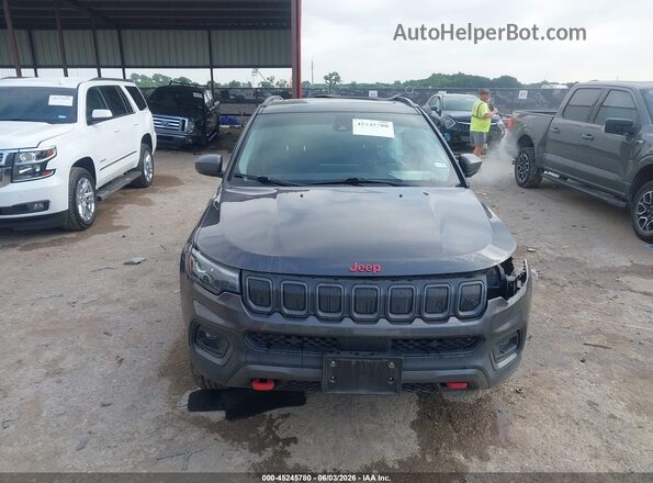 3C4NJDDB8NT111735 2022 JEEP COMPASS Gray Instrument cluster view