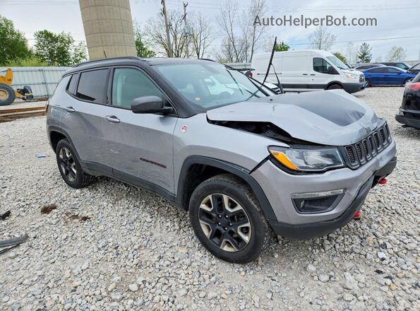 3C4NJDDB9HT660266 2017 JEEP COMPASS Серебряный Передняя правая четверть
