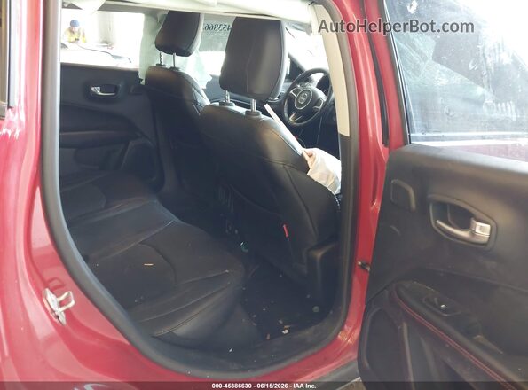 3C4NJDDB9JT128294 2018 JEEP COMPASS Red Widok naklejki z numerem VIN