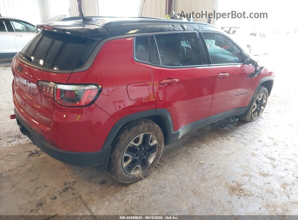 3C4NJDDB9JT128294 2018 JEEP COMPASS Red Tył prawy