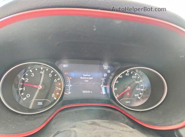 3C4NJDDB9JT342623 2018 JEEP COMPASS Blue Instrument cluster view