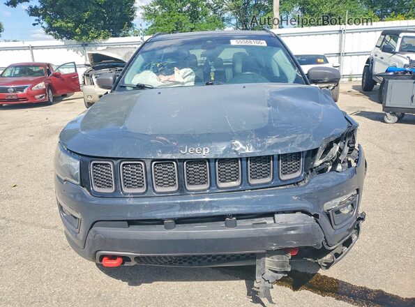 3C4NJDDB9JT367120 2018 JEEP COMPASS Gray 