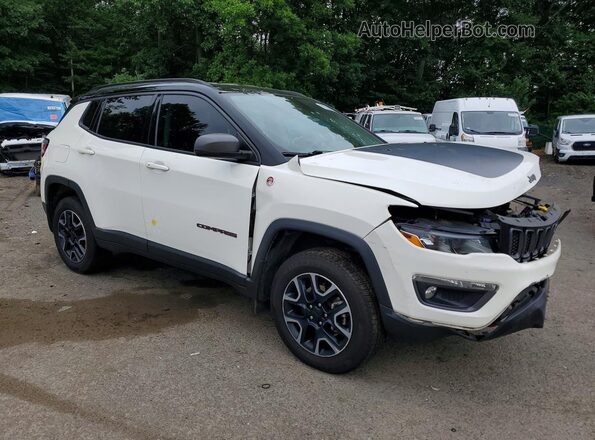 3C4NJDDB9KT594860 2019 JEEP COMPASS White Передня права чверть