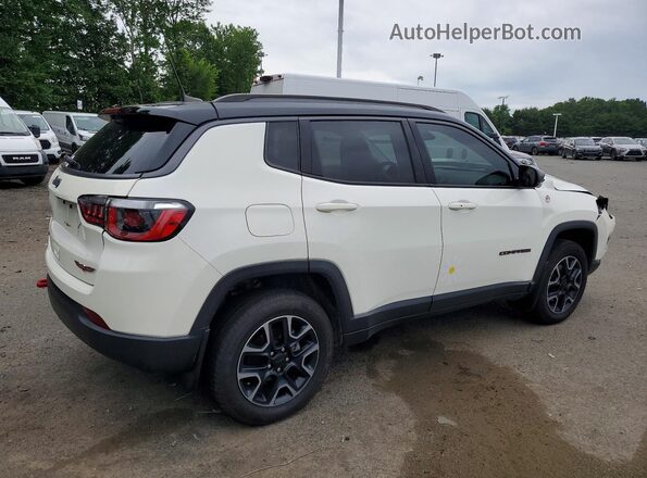 3C4NJDDB9KT594860 2019 JEEP COMPASS White Задня права чверть
