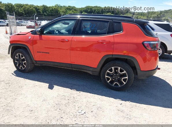 3C4NJDDB9KT697759 2019 JEEP COMPASS Orange Rear left