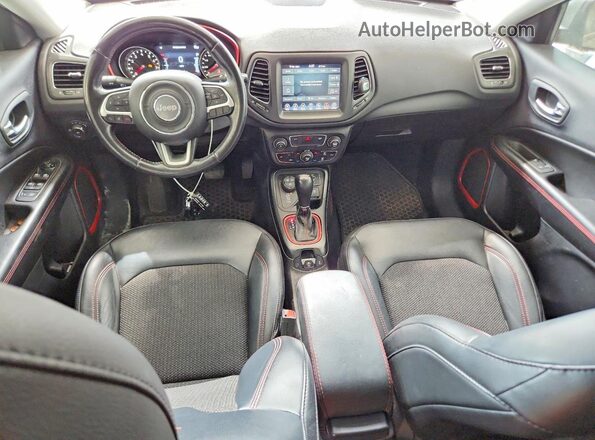 3C4NJDDB9KT828978 2019 JEEP COMPASS Gray წინა პანელის ხედი