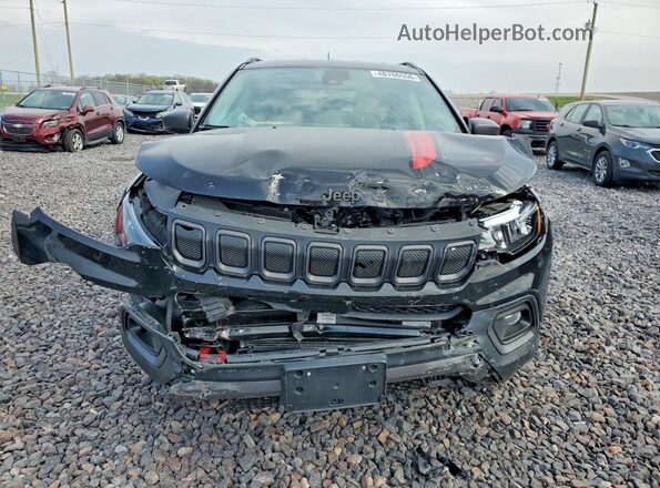 3C4NJDDB9NT191160 2022 JEEP COMPASS Black Front view