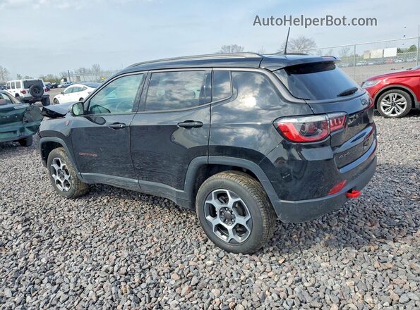 3C4NJDDB9NT191160 2022 JEEP COMPASS Black Rear left