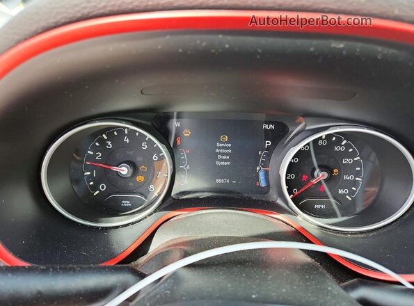 3C4NJDDBXJT234771 2018 JEEP COMPASS Gray Vista del cuadro de instrumentos