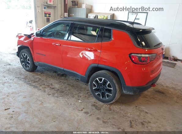 3C4NJDDBXKT800588 2019 JEEP COMPASS Orange Հետևի ձախ