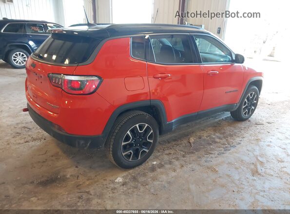 3C4NJDDBXKT800588 2019 JEEP COMPASS Orange Հետևի աջ