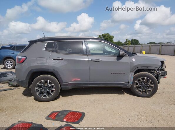 3C4NJDDBXLT203412 2020 JEEP COMPASS Gray Սալոնի 360 աստիճան տեսք