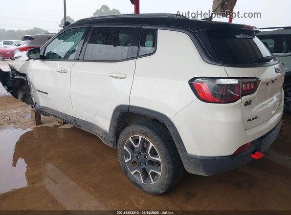 3C4NJDDBXMT600684 2021 JEEP COMPASS White Trasero izquierdo