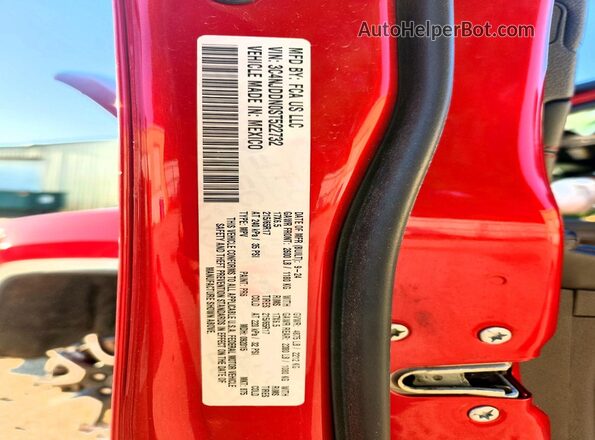 3C4NJDDN0ST522732 2025 JEEP COMPASS Red სალონის 360-გრადუსიანი ხედი
