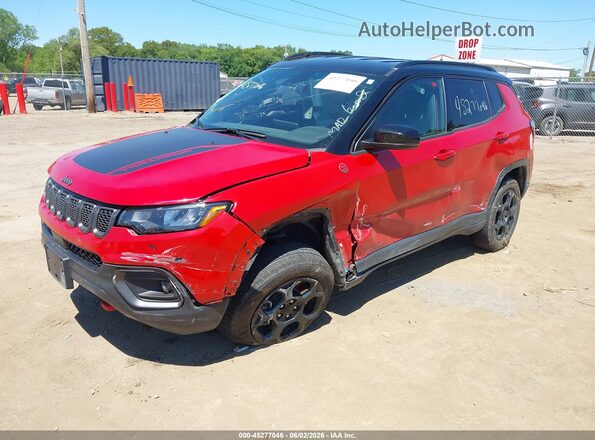 3C4NJDDN2RT594882 2024 JEEP COMPASS Красный Передняя левая четверть