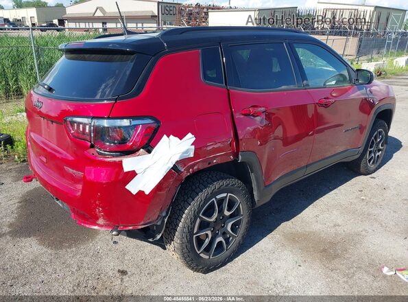 3C4NJDDN3ST532946 2025 JEEP COMPASS Красный Задняя правая четверть