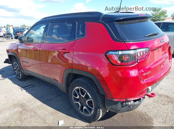 3C4NJDDN3ST532946 2025 JEEP COMPASS Красный Задняя левая четверть