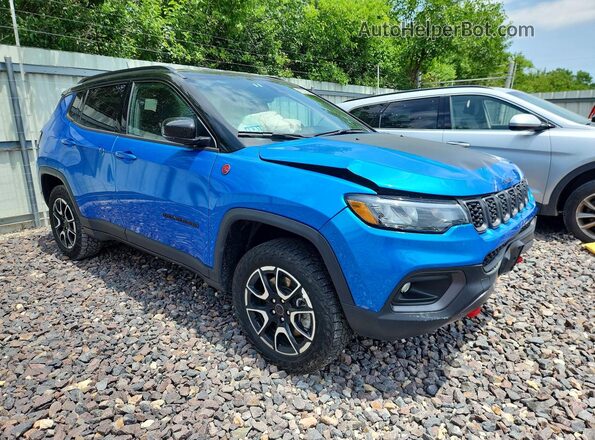 3C4NJDDN5ST556651 2025 JEEP COMPASS Blue Przód prawy