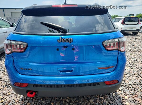 3C4NJDDN5ST556651 2025 JEEP COMPASS Blue Widok z tyłu