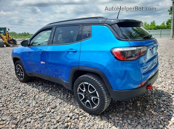 3C4NJDDN5ST556651 2025 JEEP COMPASS Blue Tył lewy
