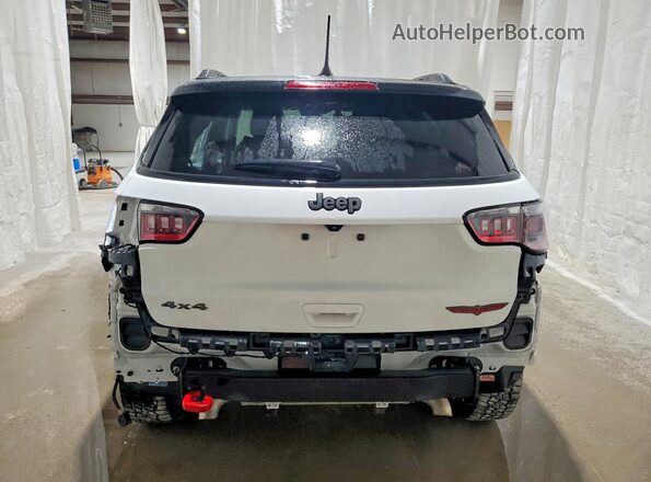 3C4NJDDN6ST594471 2025 JEEP COMPASS White Widok z tyłu