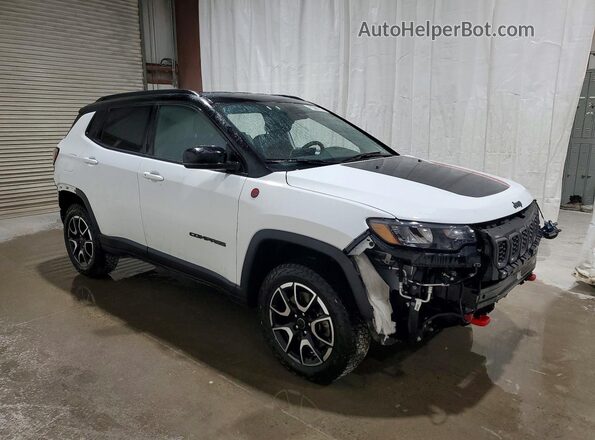 3C4NJDDN6ST594471 2025 JEEP COMPASS White Przód prawy