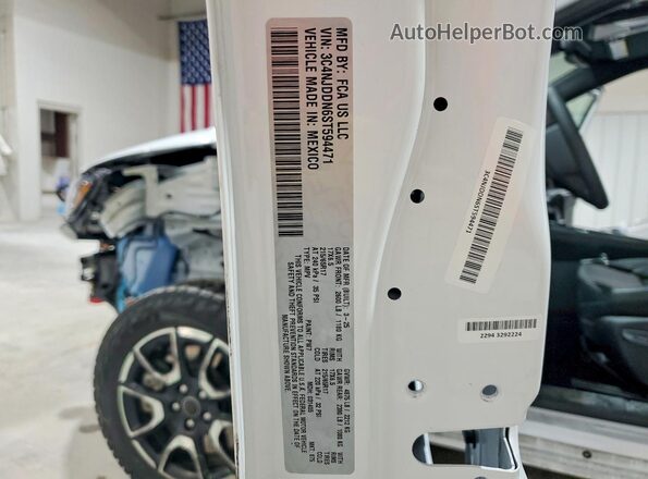 3C4NJDDN6ST594471 2025 JEEP COMPASS White Widok wnętrza 360 stopni