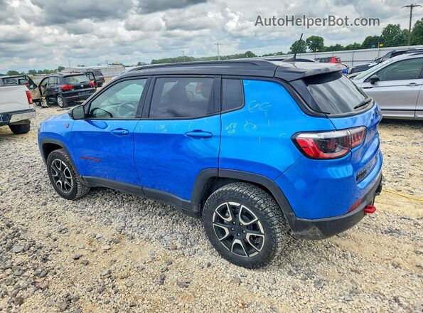 3C4NJDDN7RT100130 2024 JEEP COMPASS Blue Tył lewy