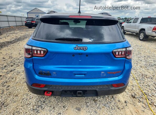 3C4NJDDN7RT100130 2024 JEEP COMPASS Blue Widok z tyłu