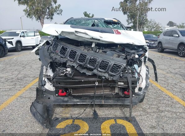 3C4NJDDN8ST553453 2025 JEEP COMPASS White Widok zestawu wskaźników
