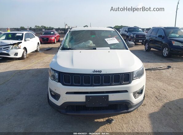 3C4NJDEB1MT551485 2021 JEEP COMPASS White Widok zestawu wskaźników