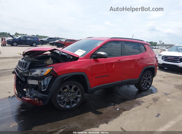 3C4NJDEB4MT535491 2021 JEEP COMPASS Red Vista tres cuartos delantera izquierda