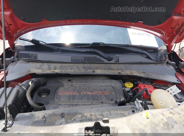 3C4NJDEB4MT535491 2021 JEEP COMPASS Red Vista trasera