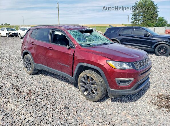 3C4NJDEB5MT517114 2021 JEEP COMPASS Red Przód prawy