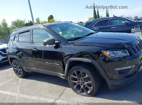 3C4NJDEB6MT592954 2021 JEEP COMPASS Черный Вид задней части салона